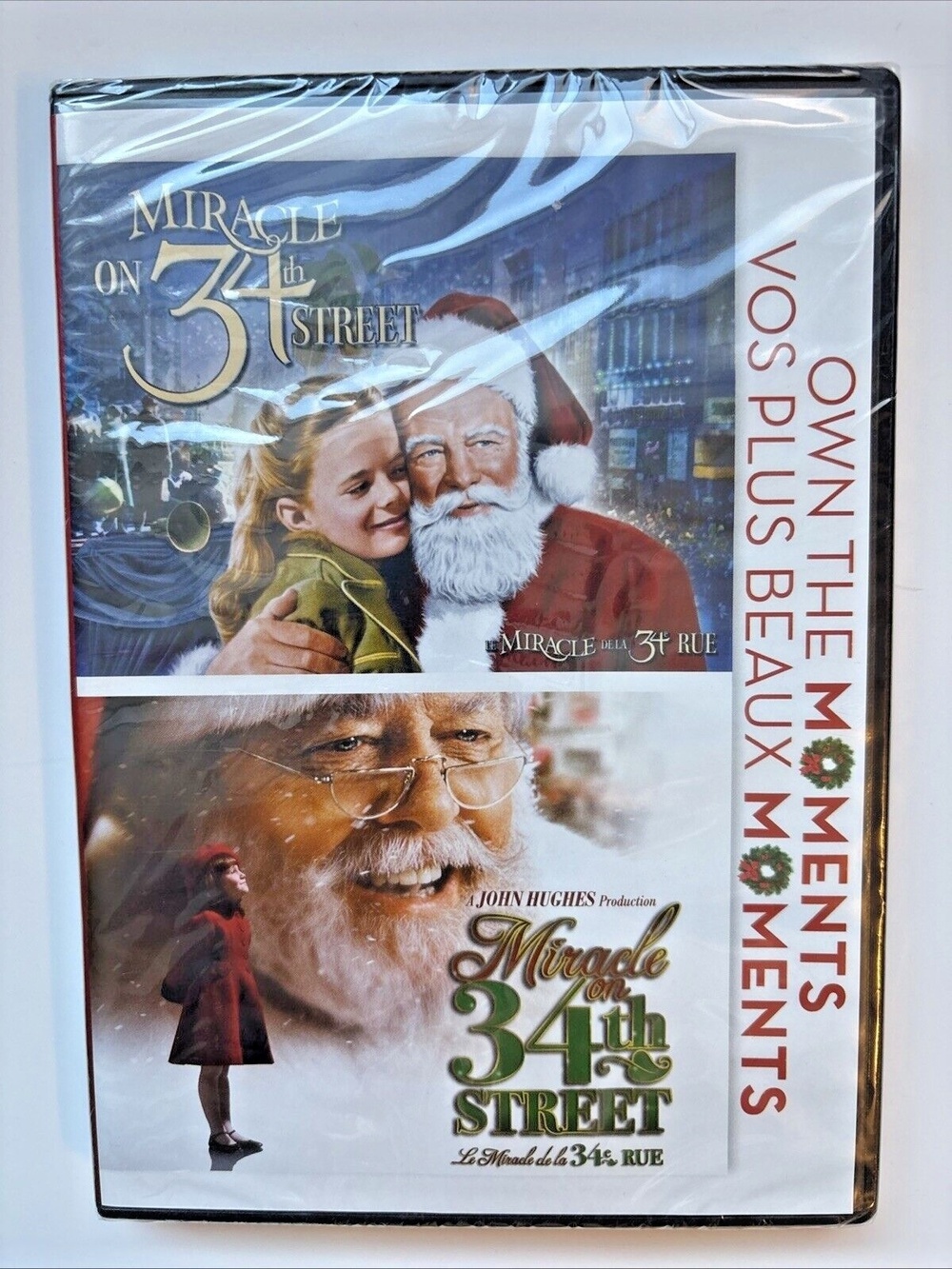 Miracle on 34th Street (1947, 1994) Double Feature DVD Christmas *New Sealed*